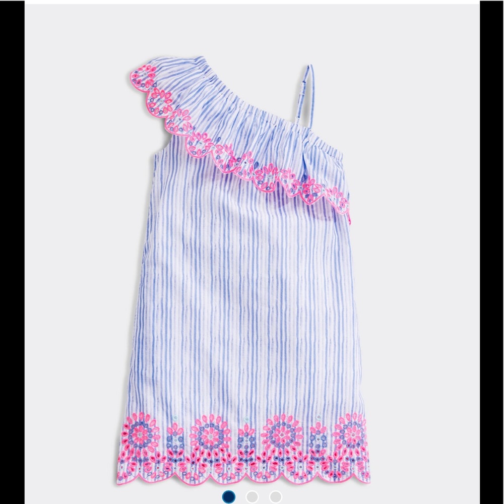 Vineyard Vines Girls 1 shoulder dress 4T NWT